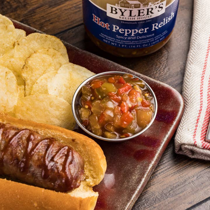 Byler Canning Co. – wholesale Relish – Byler's Hot Pepper Relish, 16 oz4