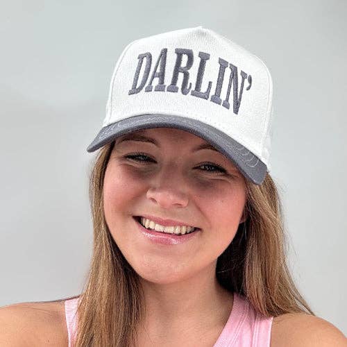 LM-3014 DARLIN CAP DEEP GREY for wholesale by Girlie Girl Originals