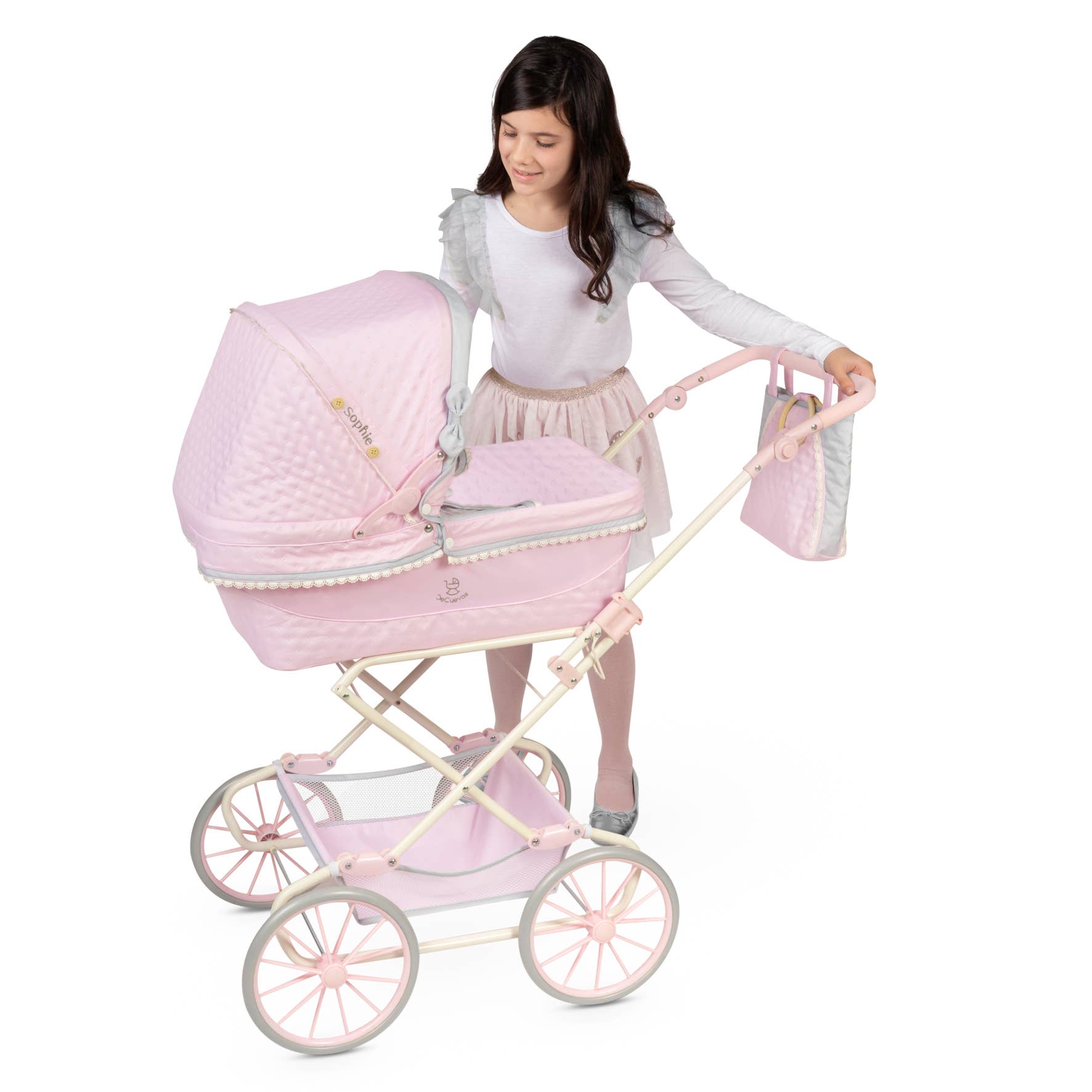 DeCuevas Toys - Wholesale Doll Stroller - Kids - 82075 - REBORN foldable doll stroller "Sophie"2