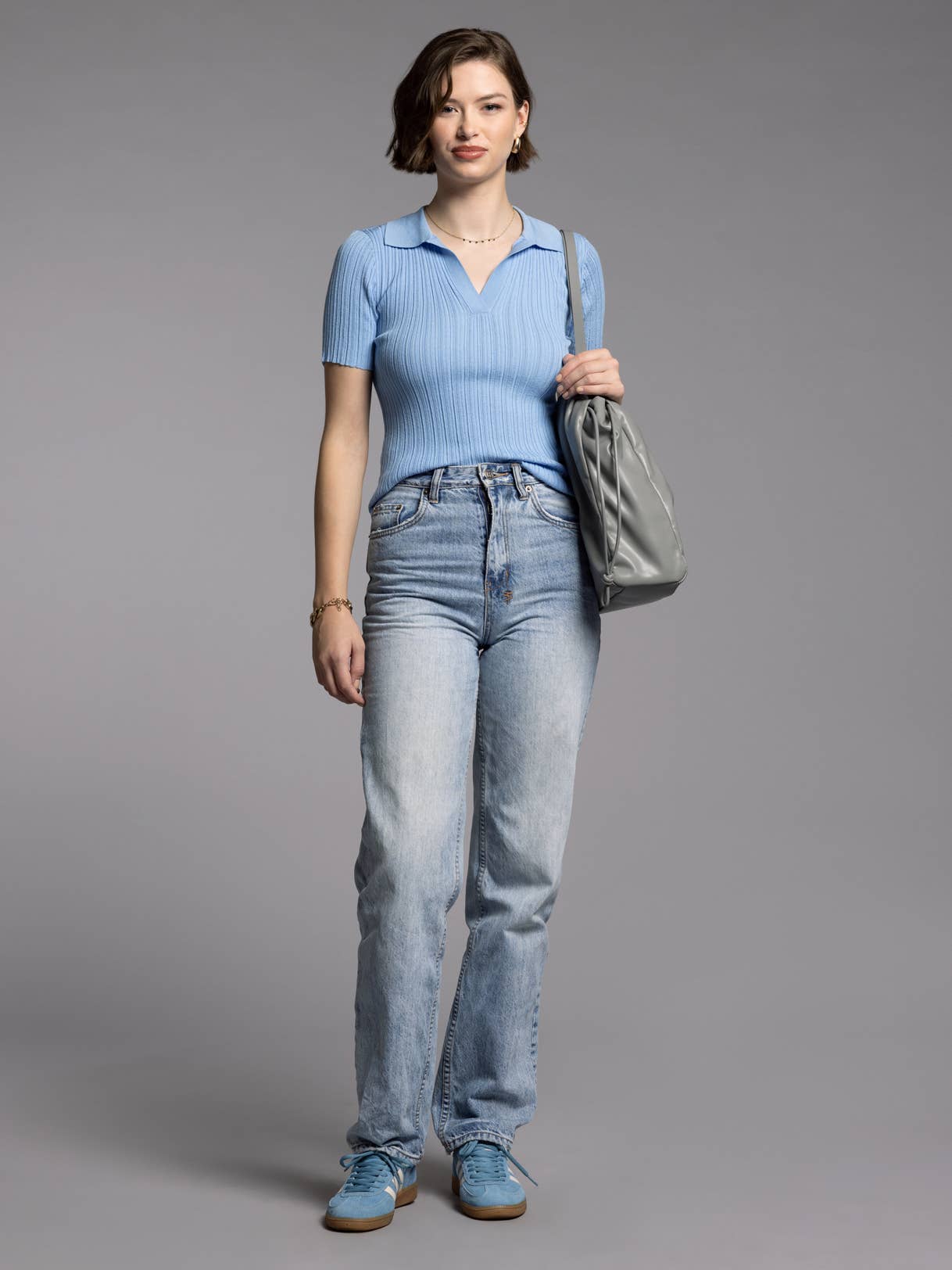 Weekend Los Angeles - Wholesale Knit Top - Women's - Collared Knit Top - COURTNEY TOP10