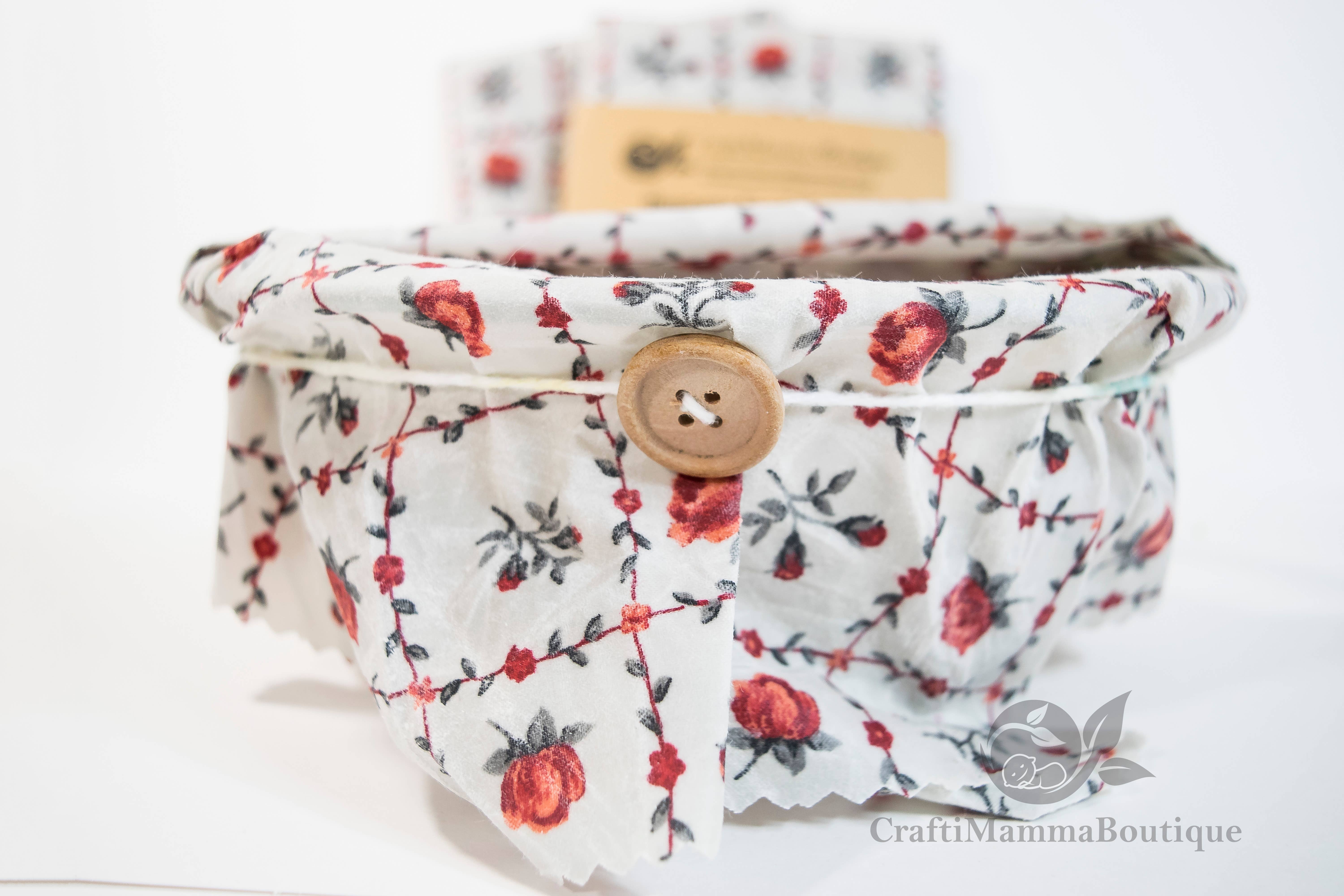 GreenLife Apothecary - Wholesale Food Storage Wrap/Bag - 3 PACK Beeswax Food Wrap, Random Pattern, eco friendly7