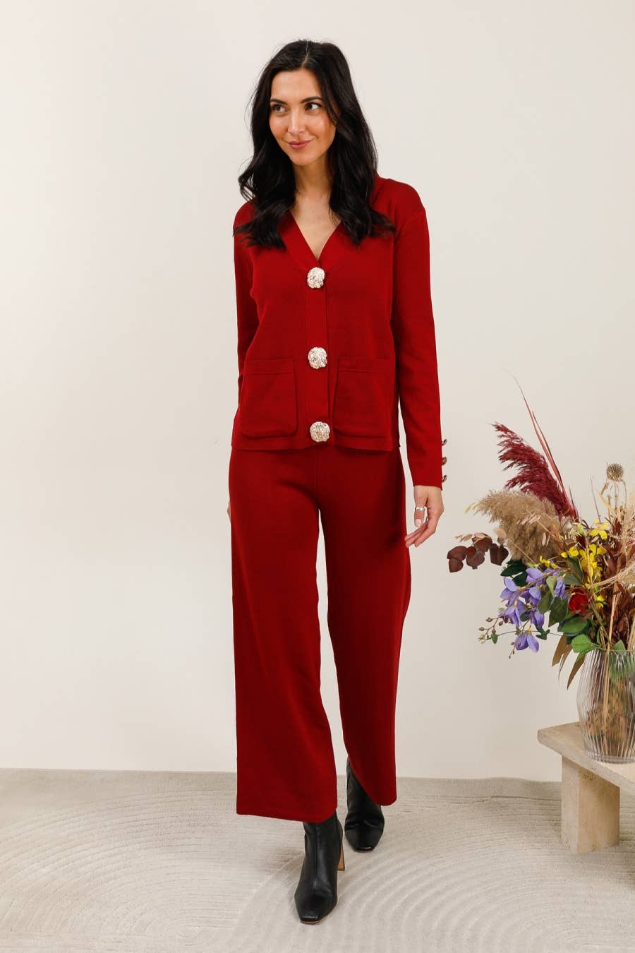 DIX-ONZE - Wholesale Top & Pant Set (NOT Loungewear) - Women's - Chic 2-Piece Set – Elegance & Comfort9