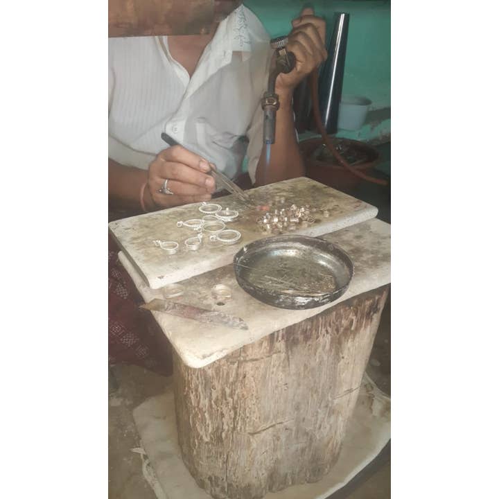 Jen Stock Mindful Designs - Wholesale Pendant/Charm Necklace - Block Print Beaded Necklaces45