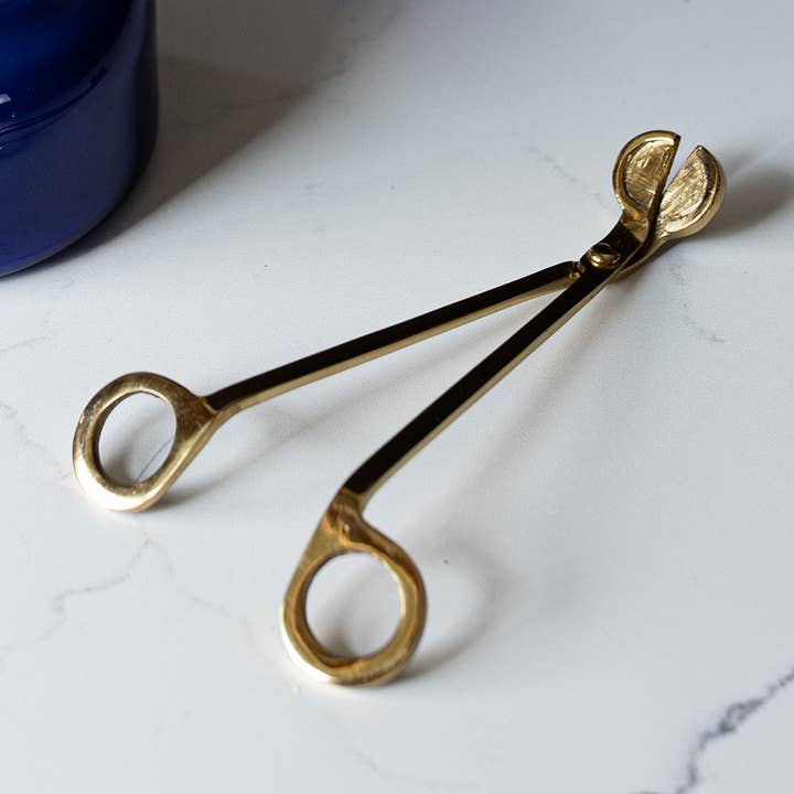 Brass Candle Supplies Wick Trimmer Metal for wholesale by Foreside Home & Garden