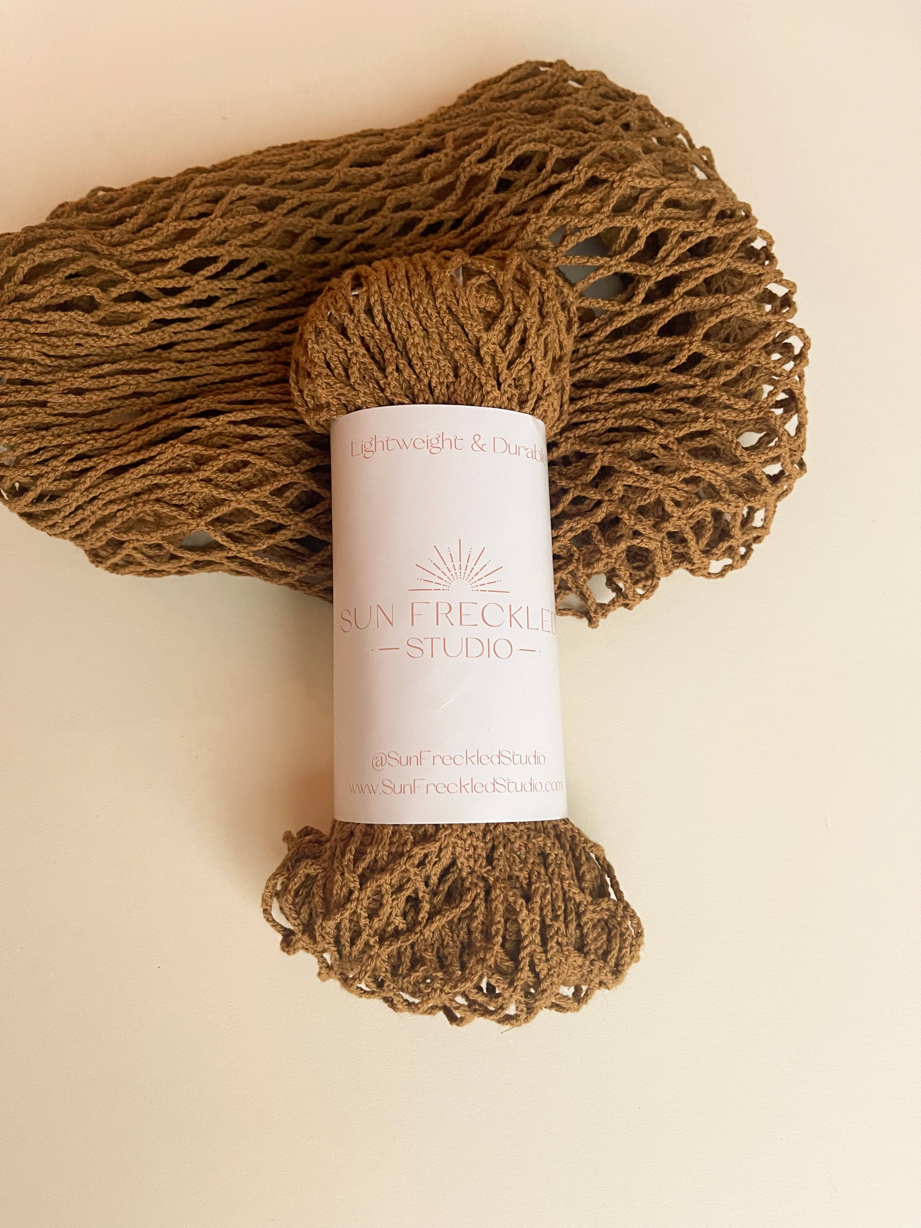 Sun Freckled Studio - Wholesale Kruidenierswinkel/boodschappentas - Mokka Market tas1