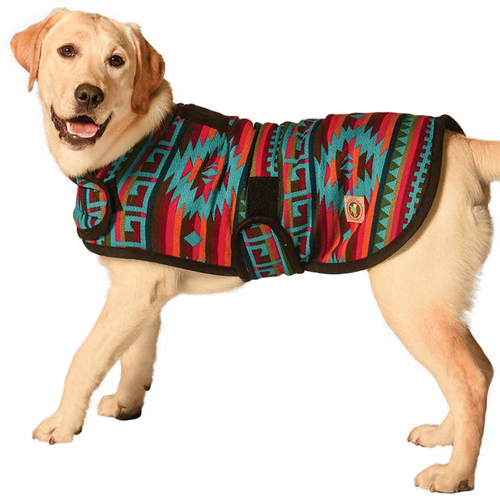 Desert Rose Dog Blanket Coat for wholesale by CHILLY DOG LLC