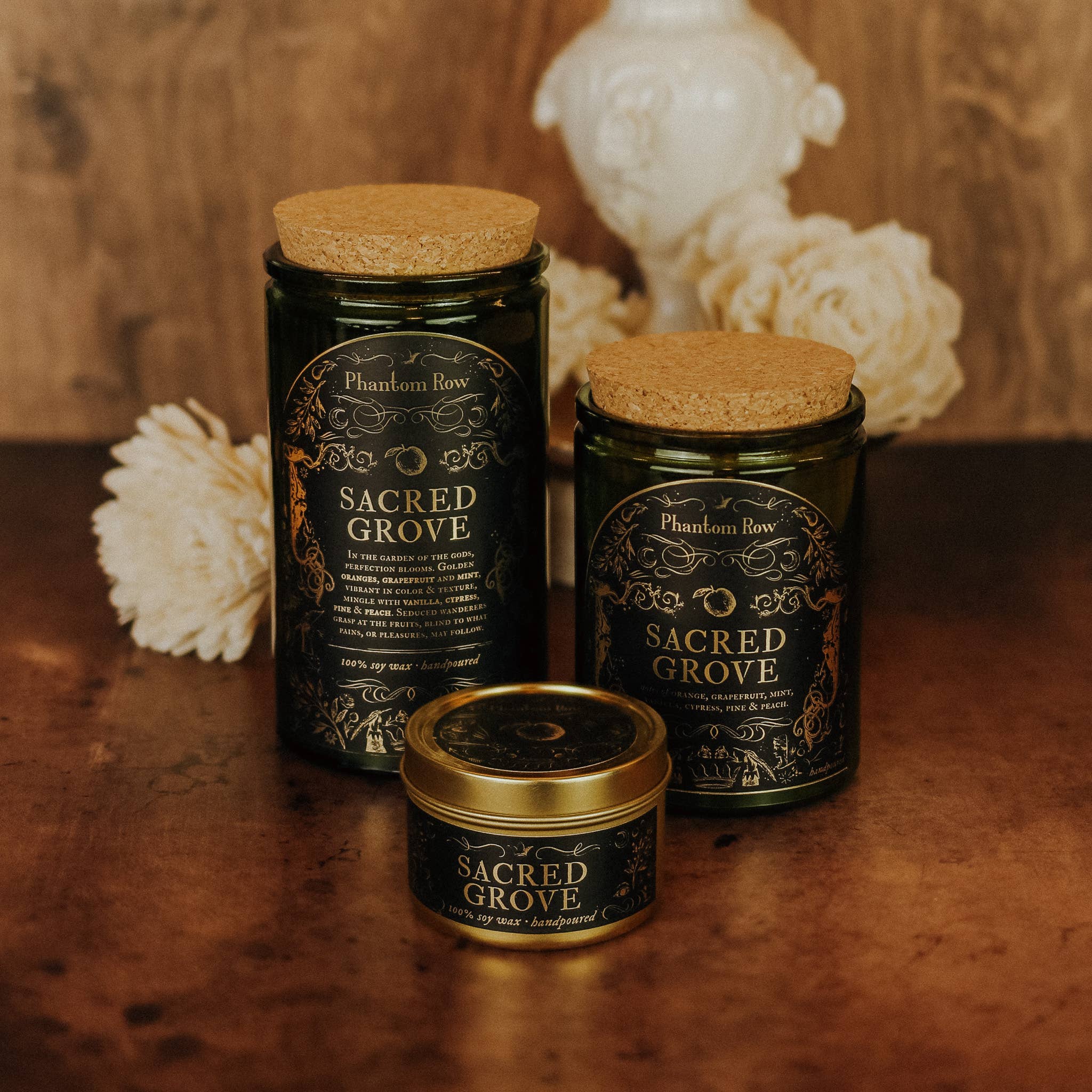 Phantom Row - Wholesale Jar/Filled Candle - Sacred Grove | Literary & Gothic-Inspired Jar Candle7
