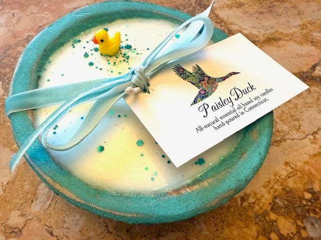 Plaid Rooster Co - Wholesale Pot/gevulde kaars - Eendenvijver Ronde Soja Was Kaars (Koel Water Geur)0