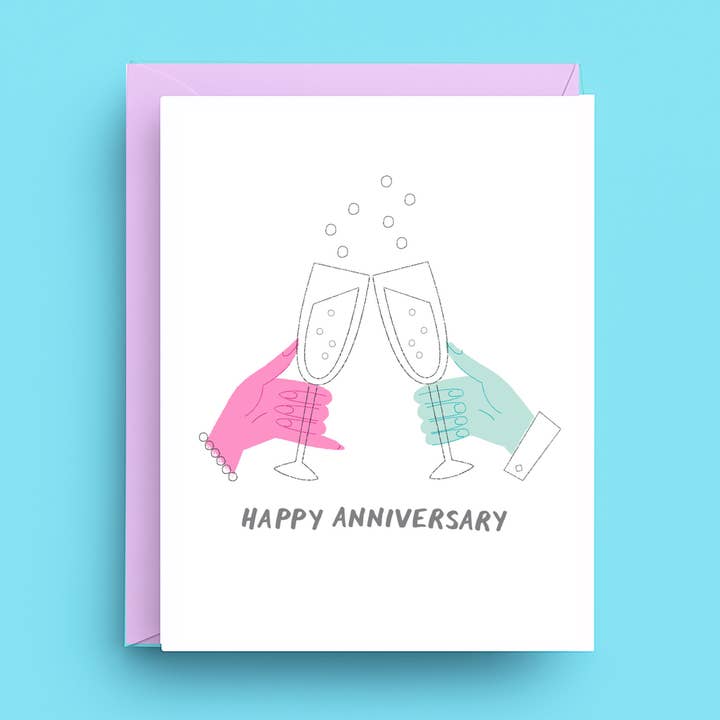 Wedding Anniversary Card for wholesale by Nicole Marie Paperie