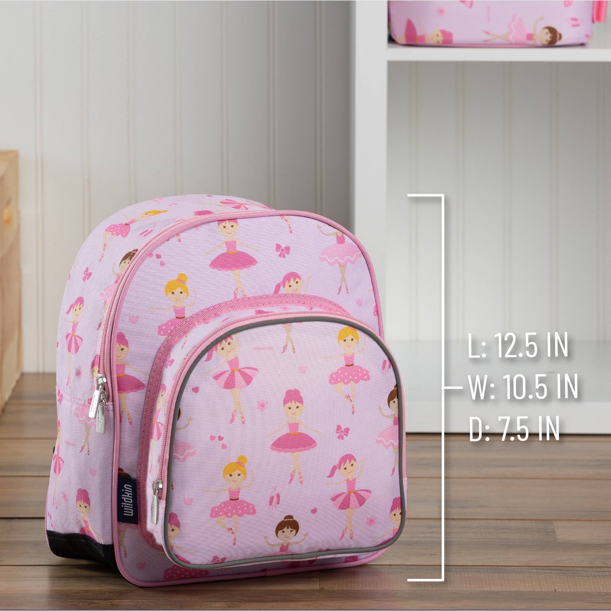 Wildkin - Wholesale Backpack - Kids - Ballerina Pack and Snack Backpack - 12 Inch3