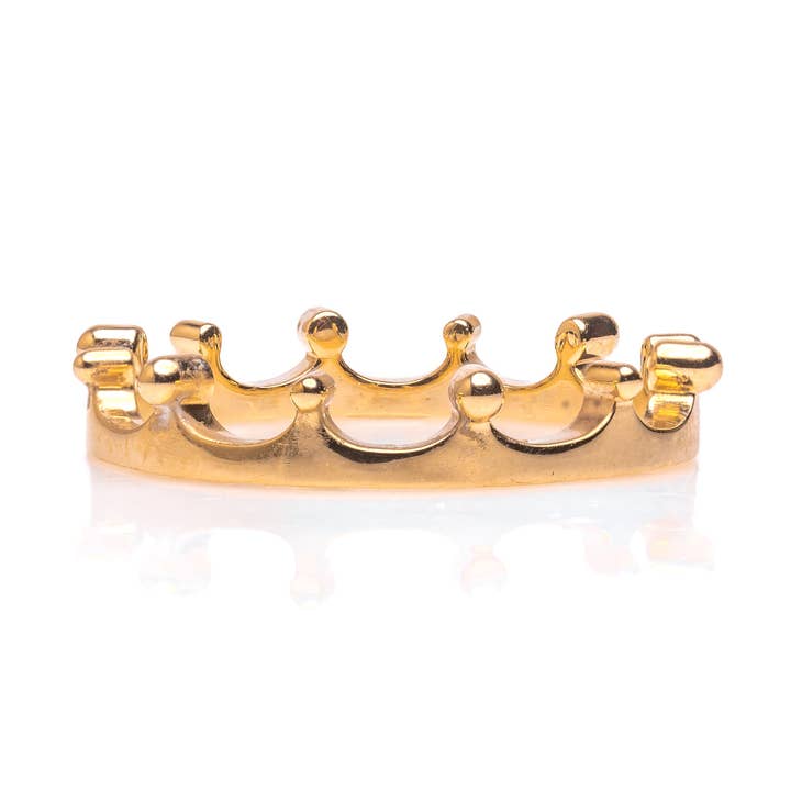 The Crown Ring - Oro giallo 14 carati per la vendita all'ingrosso da parte di Marina Kessler Jewelry