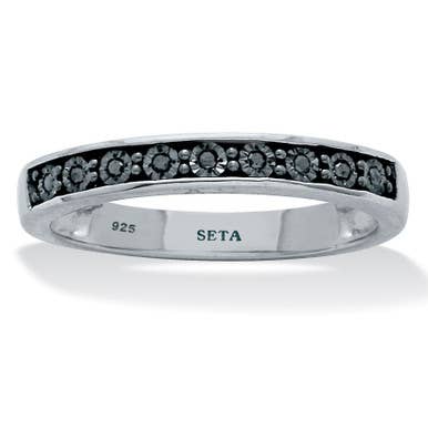 .05 TCW Black Diamond Sterling Silver Ring and other Purchase Wholesale silverbirch. Free Returns & Net 60 Terms on Faire trending on Faire.