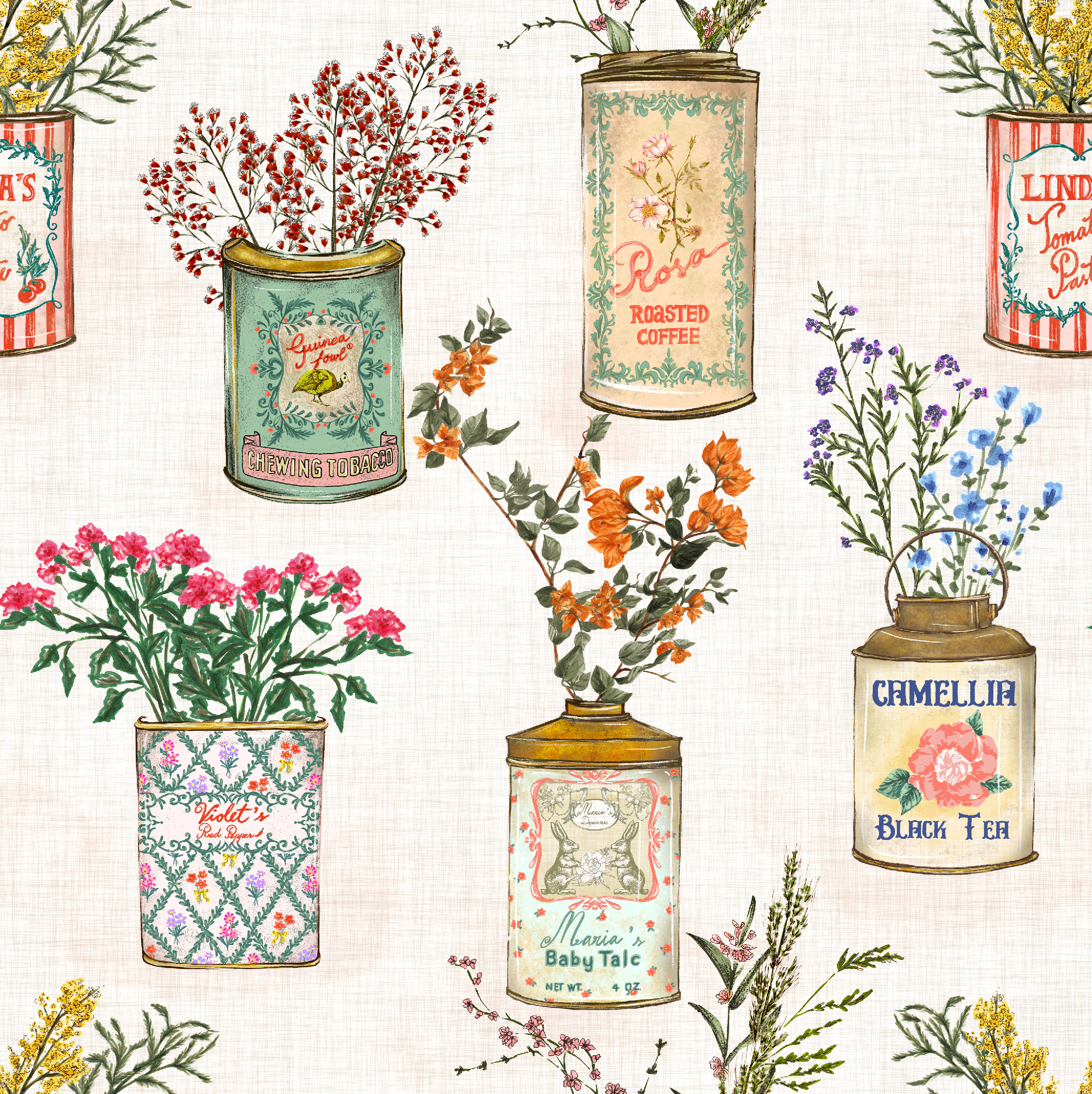PIPAPEL – Großhandel Tapete – Apothecary Tapete2