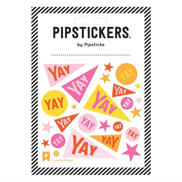 Pipsticks – wholesale Klistermärke – Fuzzy Yay flaggor