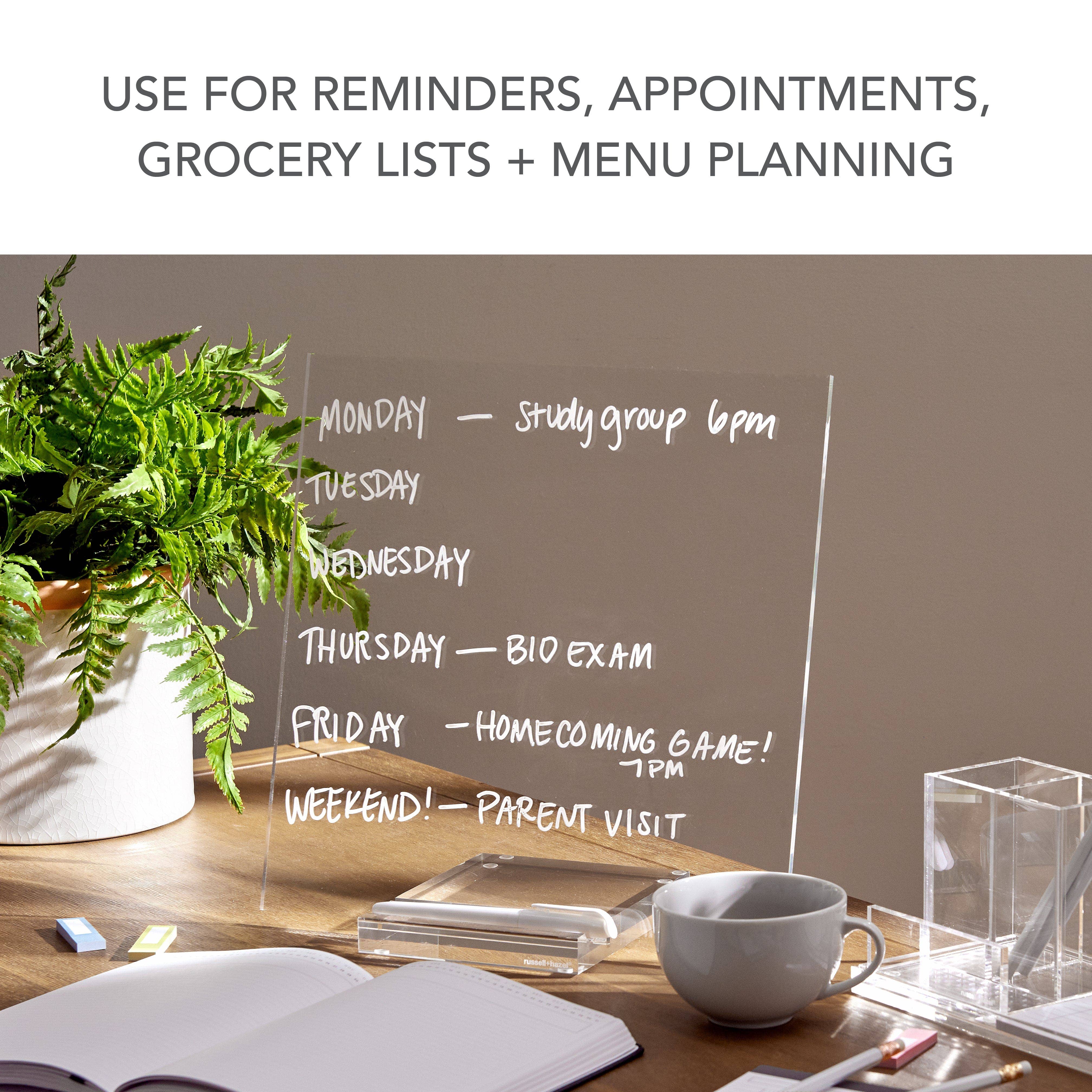 russell+hazel - Wholesale Whiteboard/Dry-Erase Board - Acrylic Memo Tablet3