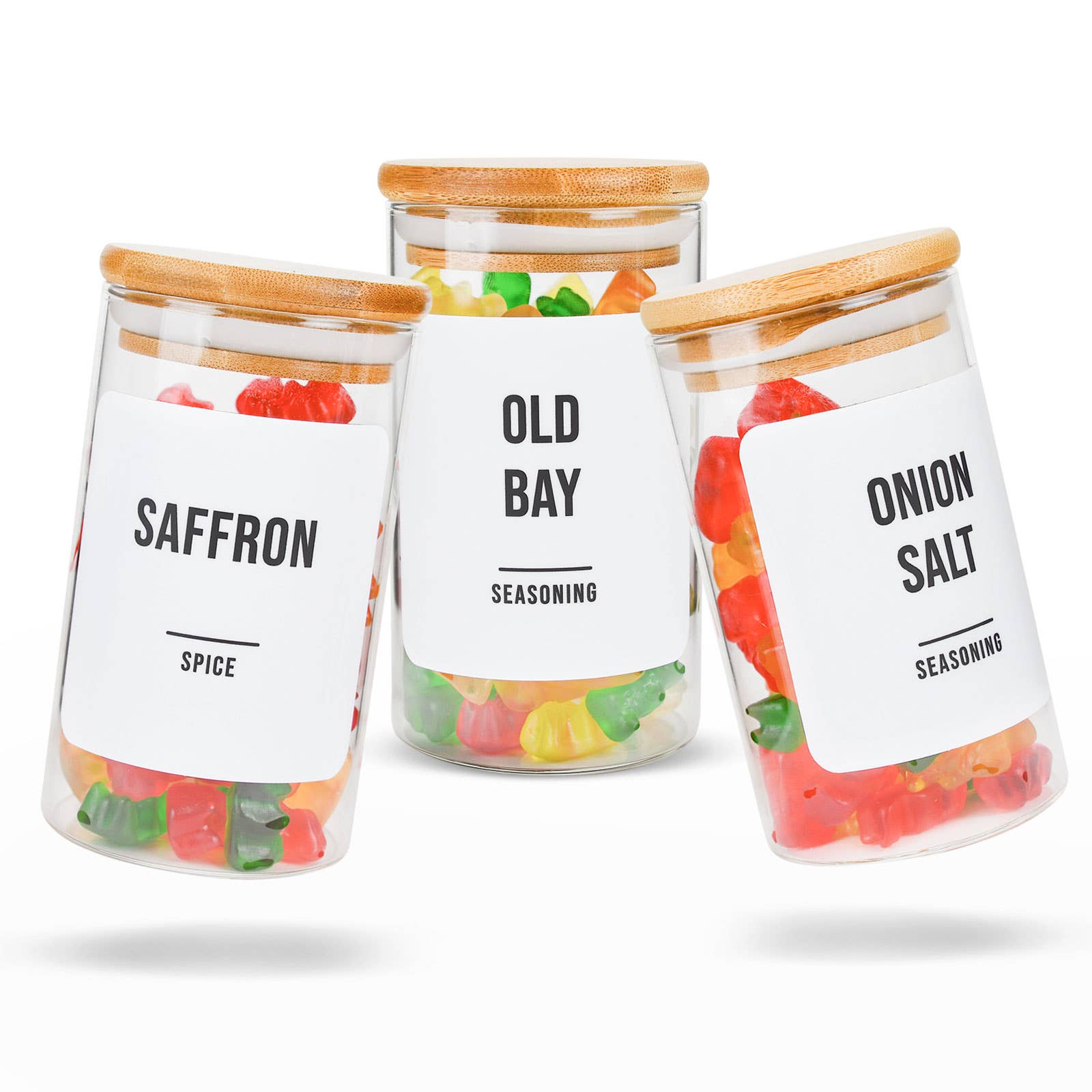 Human Objects® - Vente Pots - Pot en verre de 10 oz avec couvercle en bambou – Pot écologique – 80 unités7