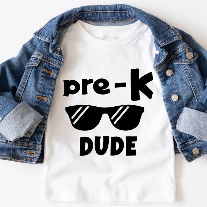 Pre-K Due Toddler T-Shirt, Back to School Shirt, Kids Shirt for wholesale by TnMCustomDesigns