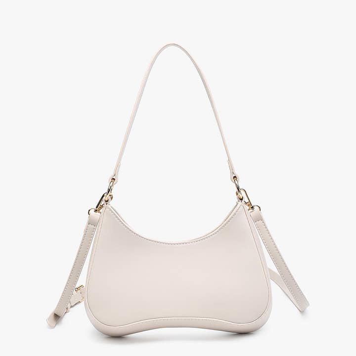 Jen & Co. - Wholesale Shoulder Bag - Women's - JN2492 Manila Structured Shoulder Bag w/ Zip Closure