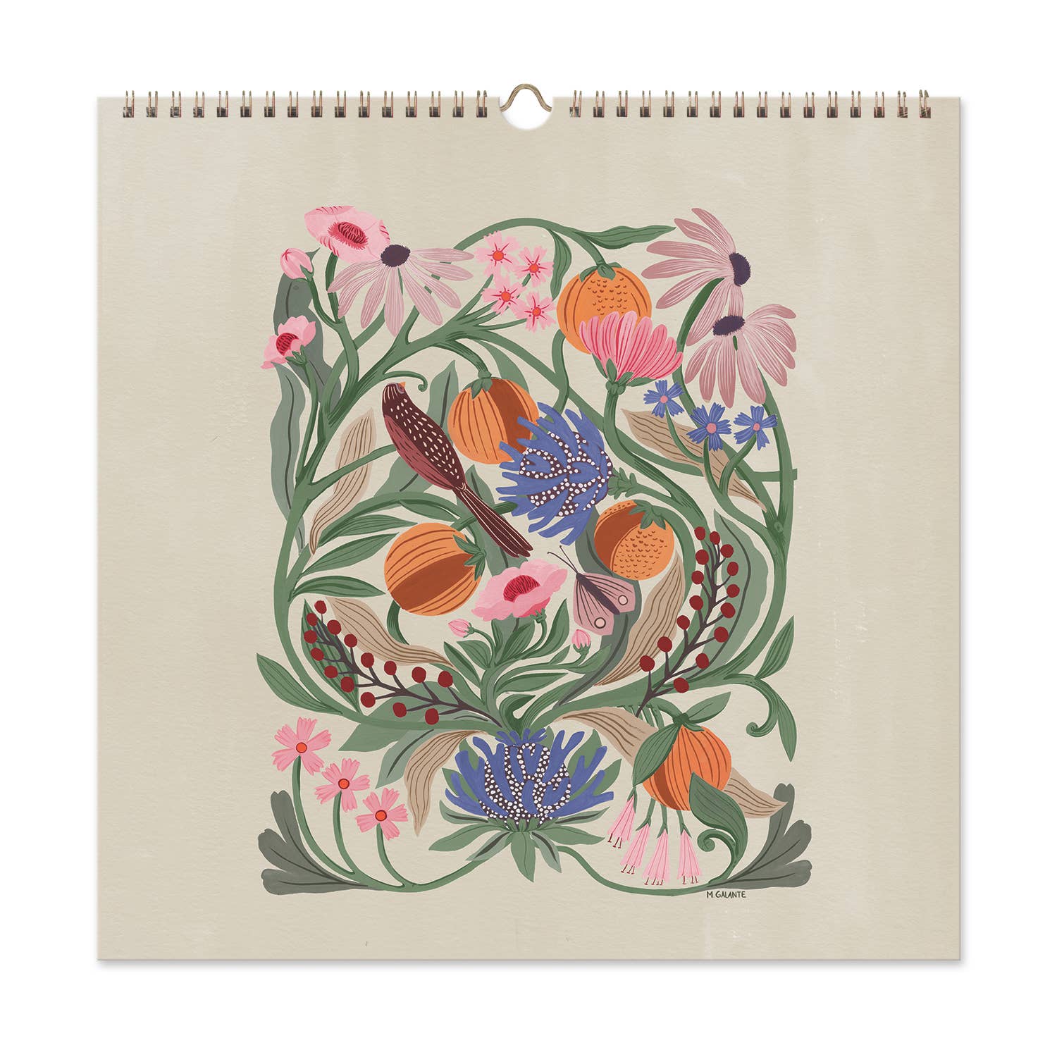 Seedlings - Wholesale Calendar - 2026 Seedlings Garden Party 12 Month Classic Grid Calendar9