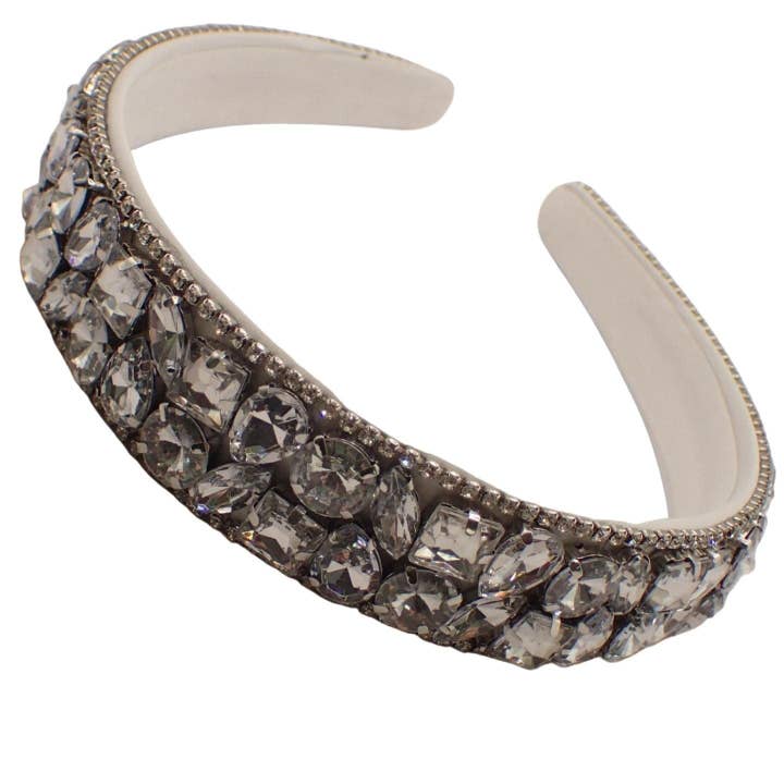 Topkids Accessories - Vendita all'ingrosso Fascia per capelli - Donna - Cerchietto da sposa per matrimonio, tiara da sposa, fascia a corona da ragazza con fiori, fascia per capelli per ragazze e donne, fascia per damigella d'onore Alice, fascia per ballo di fine anno, bambini e adulti1