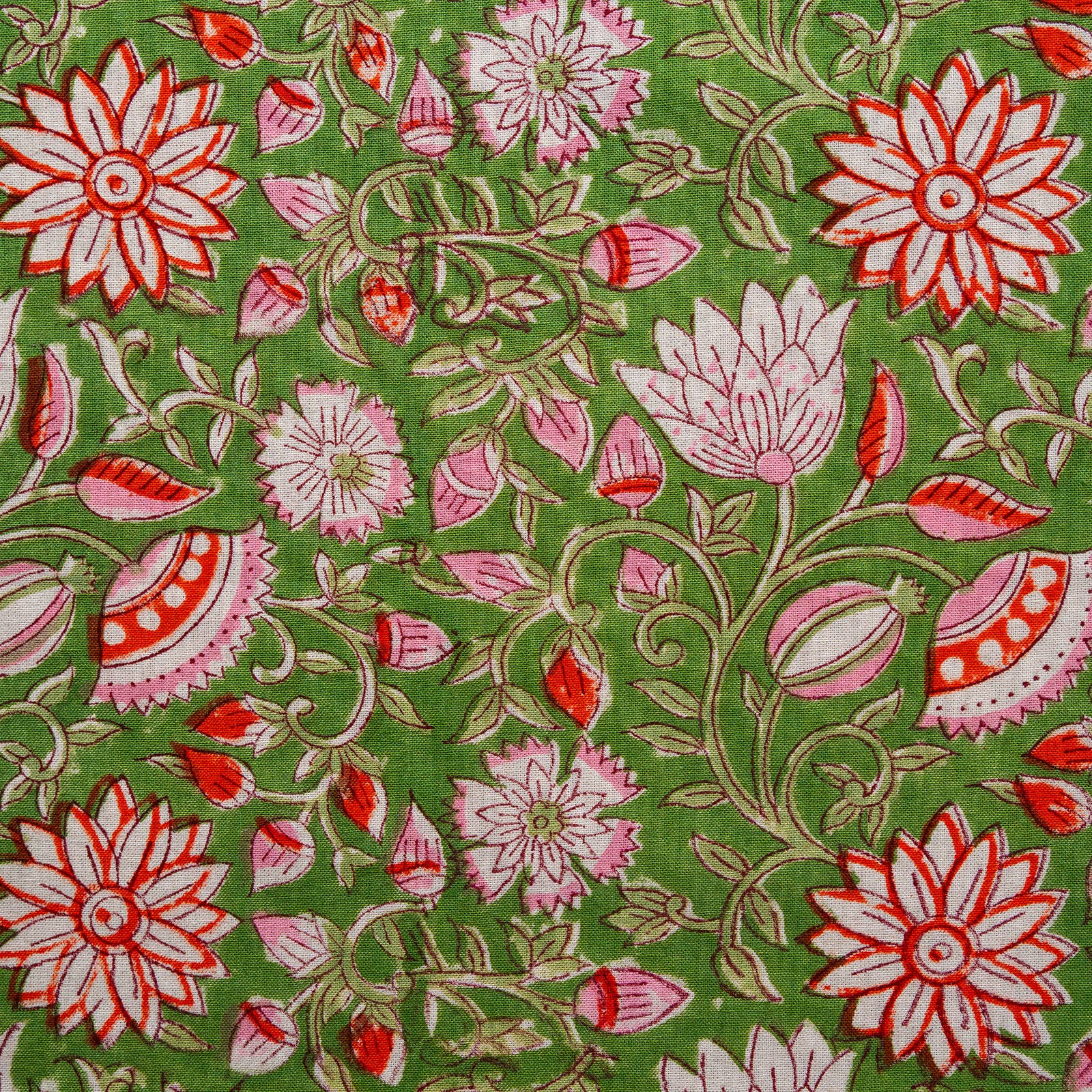 Constance & Denny - Vente Serviettes de table en tissu - ENSEMBLE DE 4 SERVIETTES EN COTON GARDEN FLORAL1