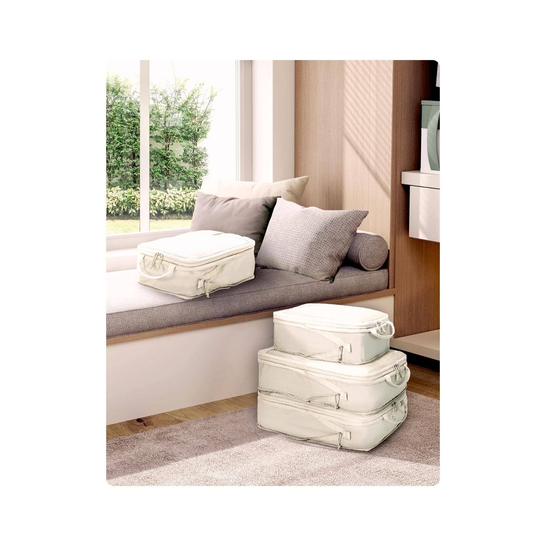 NARWEY INC - Wholesale Packing Cube - 4pcs Compression Packing Cubes, Suitcases Organiser Bag8