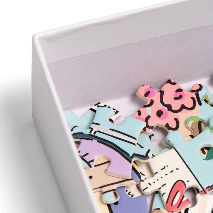 Pippi Post - Wholesale Puzzle - Kids - Little Women Map - 500 Piece Jigsaw Puzzle1