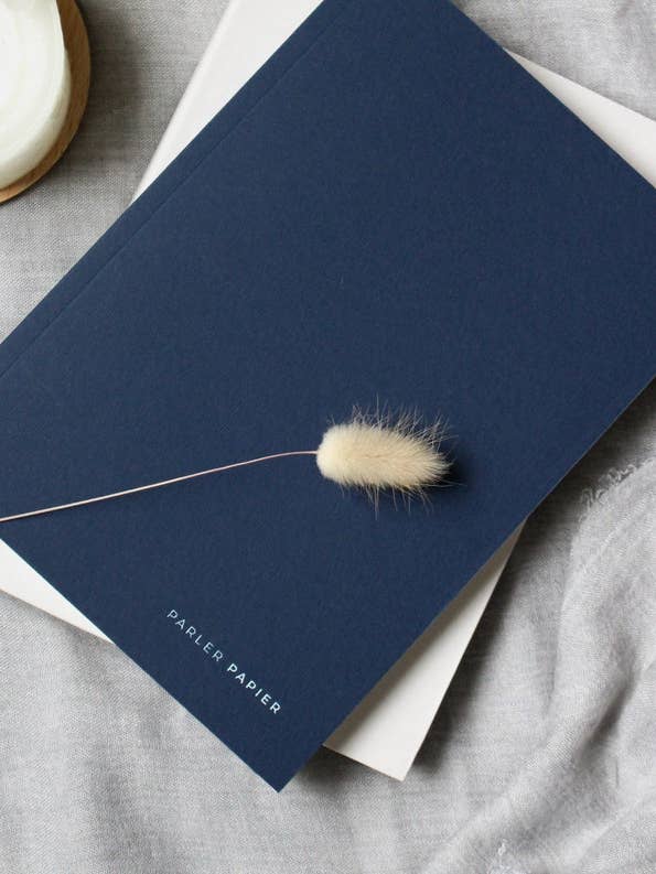 Blå anteckningsbok i A5-format för wholesale av parler papier