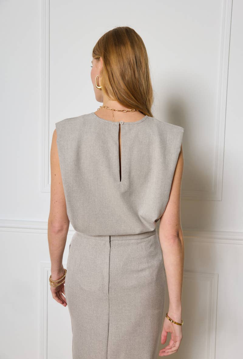 LULUMARY – wholesale Stickad topp - Dam – Strukturerad topp GL02027