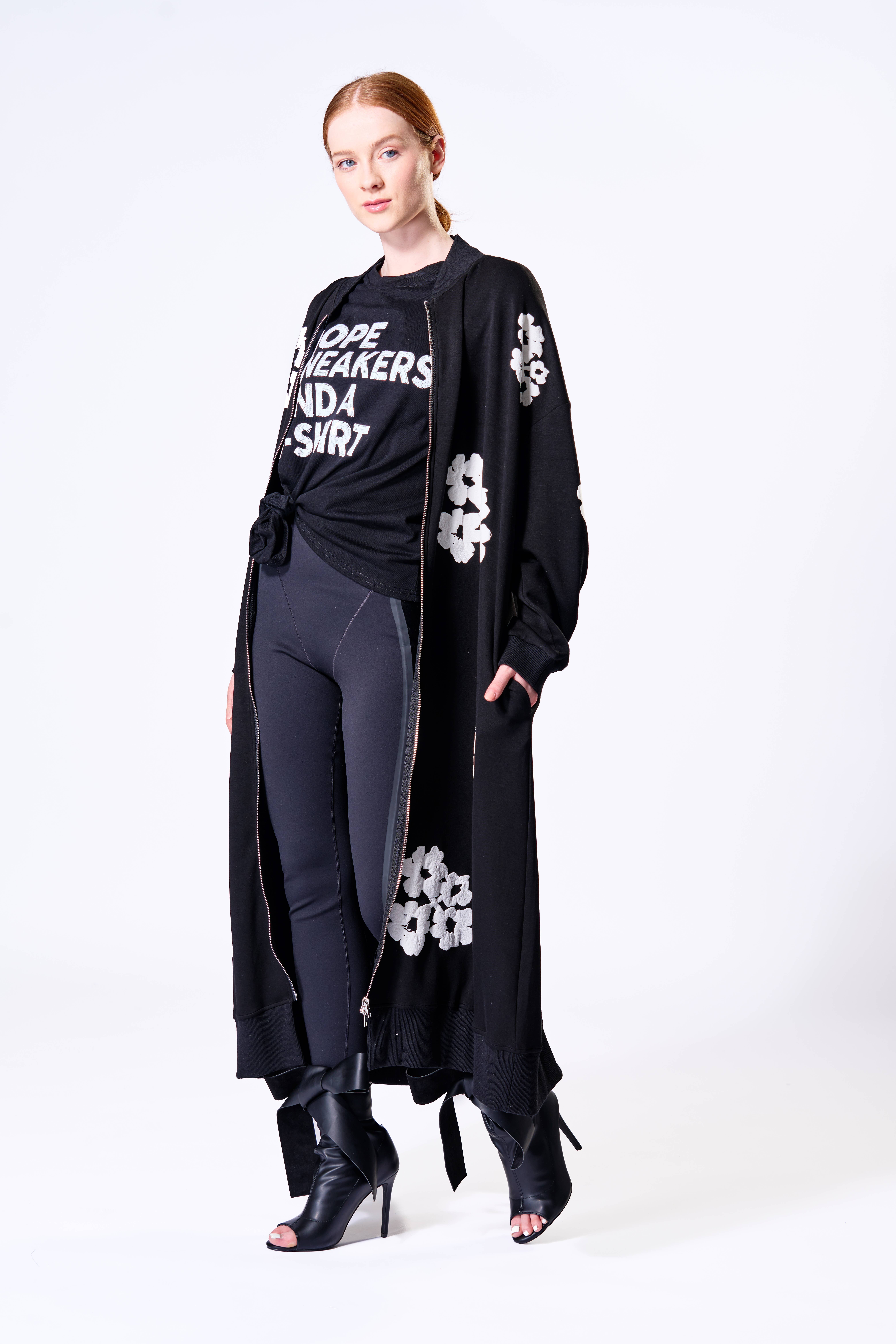 The Fifth Week – wholesale Dress – Women's – Blue Denim Puff Blooms Jacket Dress6