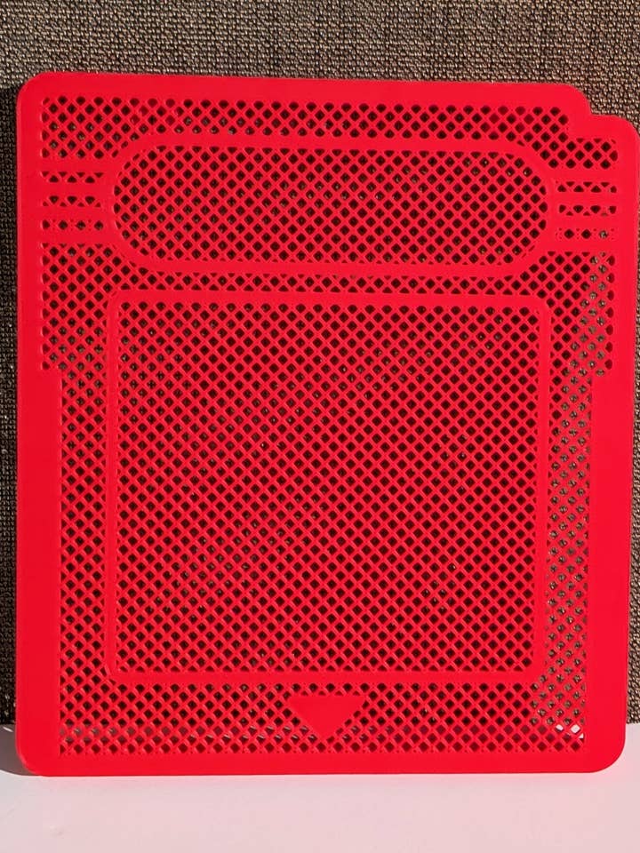 Spielkassette Pin- & Ohrring-Anzeigetafel (Rot) für den Großhandel von Petty Party