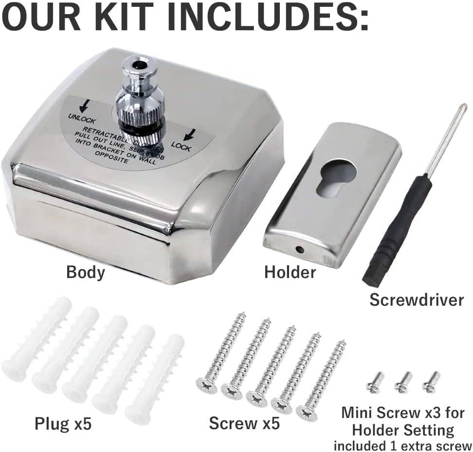 VIGOR - Wholesale Clothes Hangers - Retractable Clothesline Indoor Heavy Duty 304 Stainless6