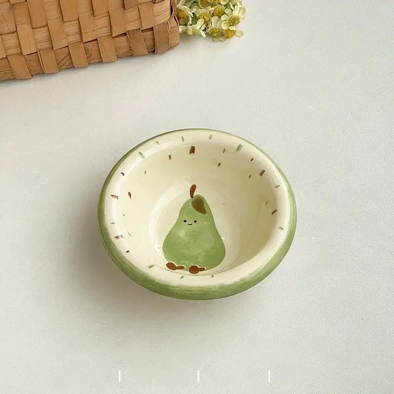 Otterware - Wholesale Condiment/Dip Bowl - Hand-Painted Fruit & Pastry Ceramic Dipping Bowls1