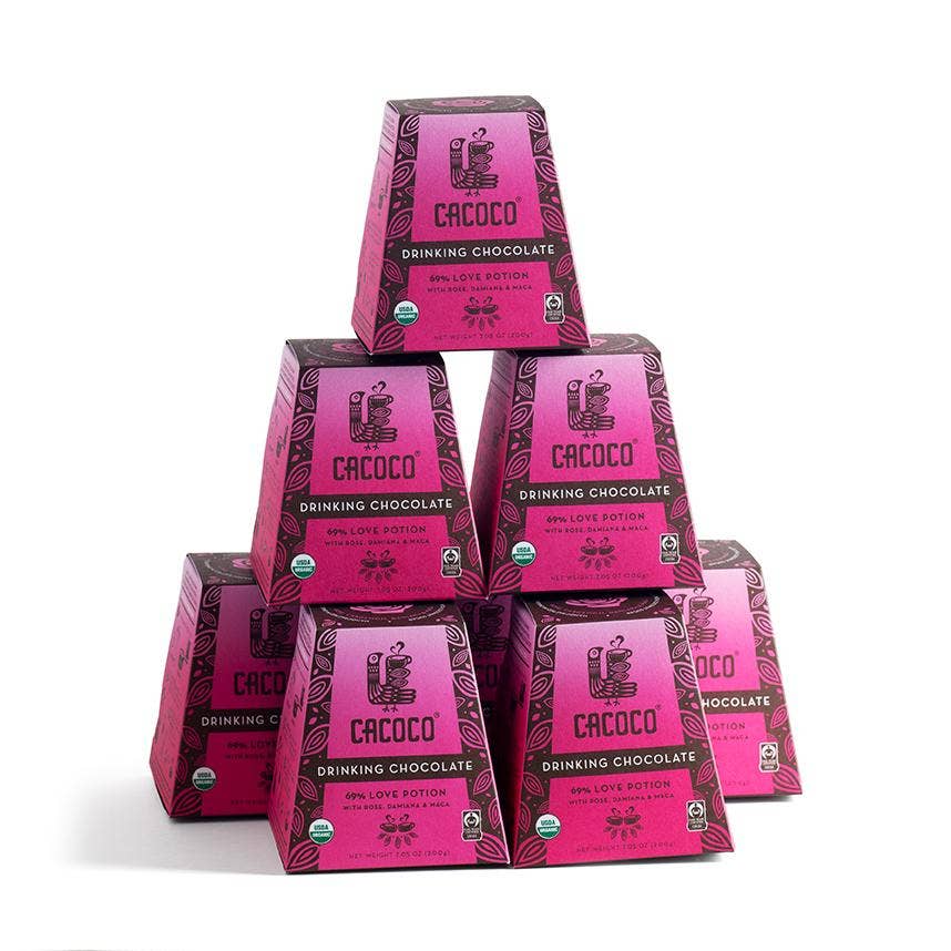 Coracao Chocolate & CACOCO - Wholesale Hot Cocoa Mix/Kit - 69% Love Potion Drinking Chocolate2