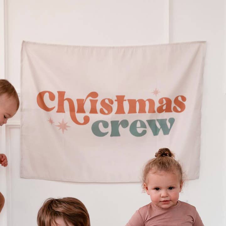 Cherrypick - Wholesale Banner - Kids & Baby - Christmas Crew Banner - Kids Holiday Banner and Wall Hanging2