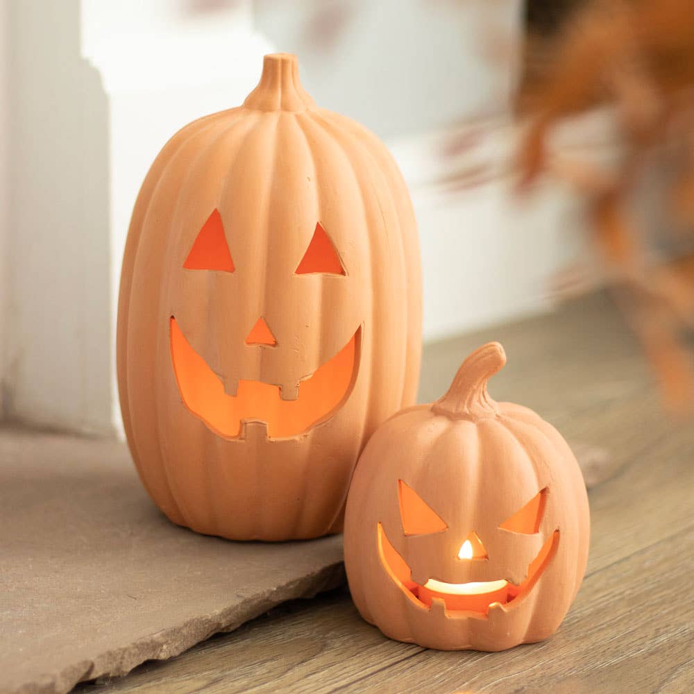 Something Different Wholesale – wholesale Decorative tabletop object – 30cm Terracotta Halloween Pumpkin Decoration5