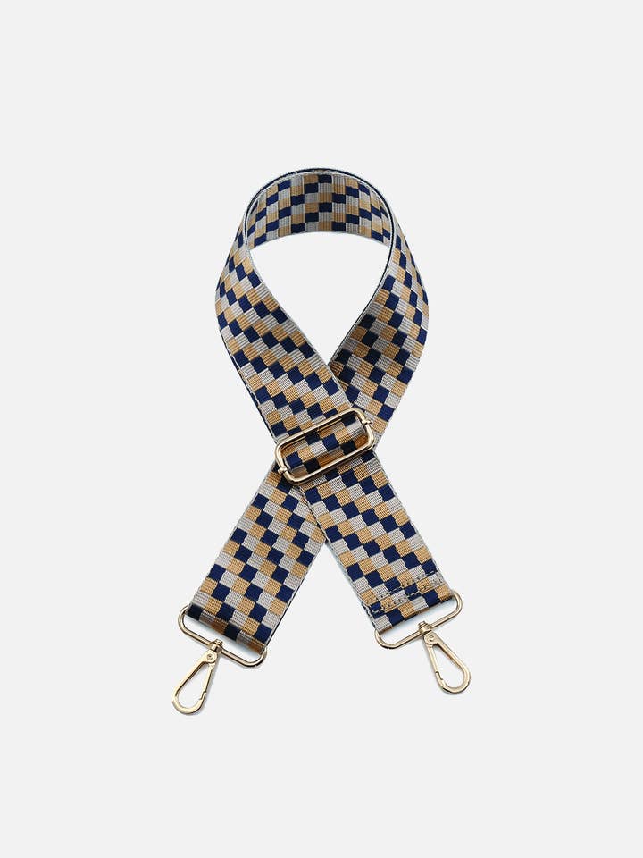 STPCHK Checkered Guitar Strap for wholesale by Jen & Co.