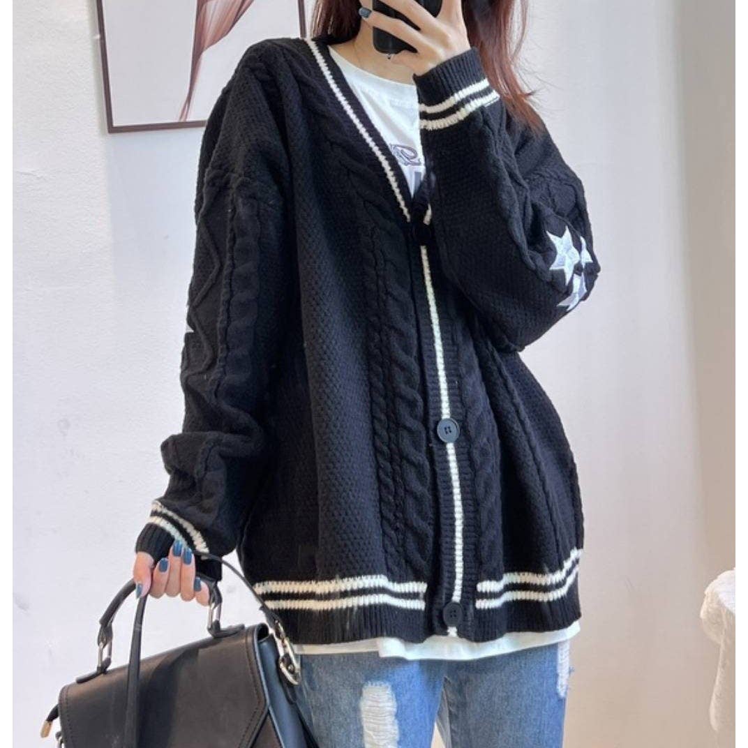 Mapcie - Wholesale Cardigan - Women's - STAR SWEATER CARDIGAN4