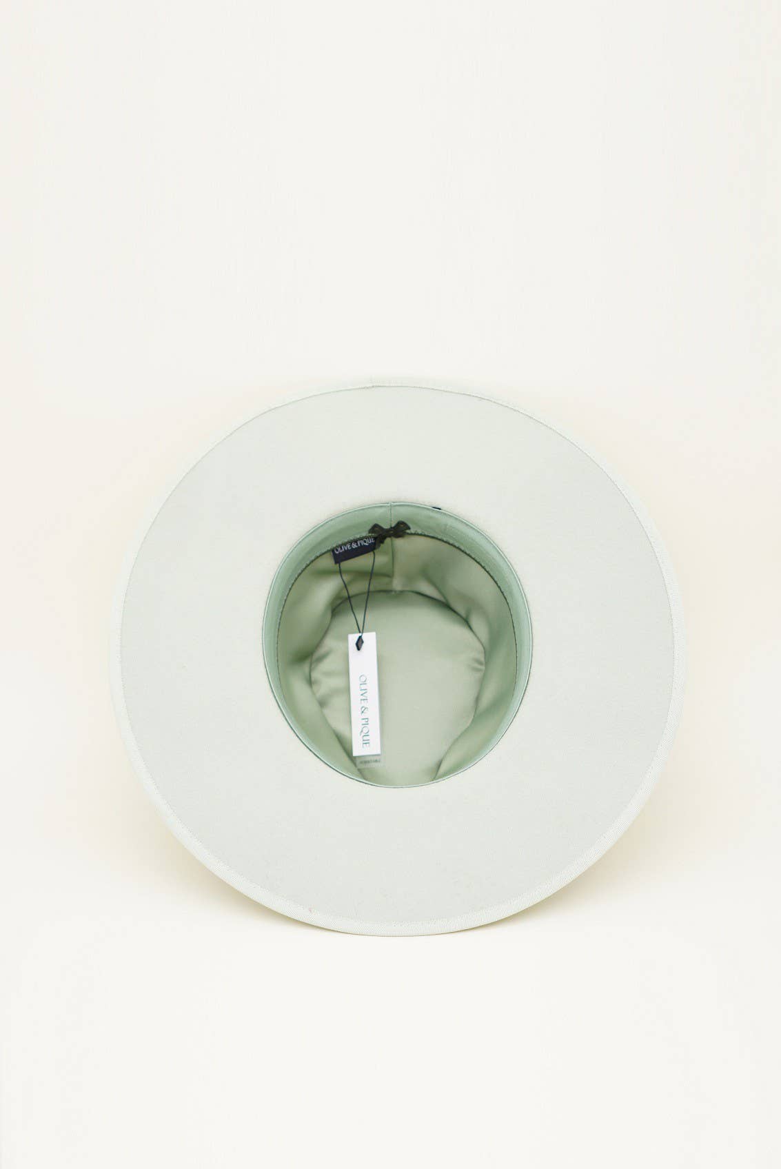 Olive & Pique - Wholesale Fedora - Unisex - GABRIEL - 100% Wool Felt Structed Rancher, Satin Lined, Sage3