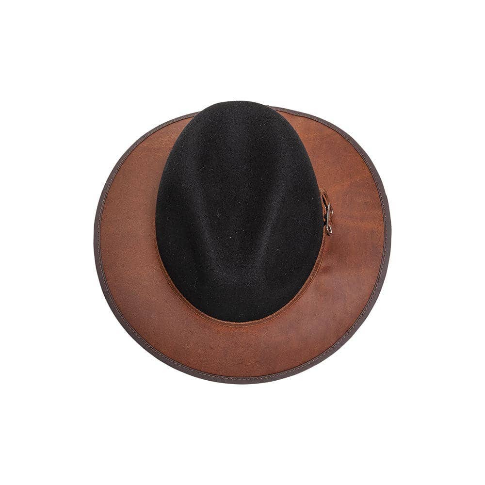 American Hat Makers - Wholesale Fedora - Unisex - Wool Felt Leather Outdoor Fedora Style - Summit17