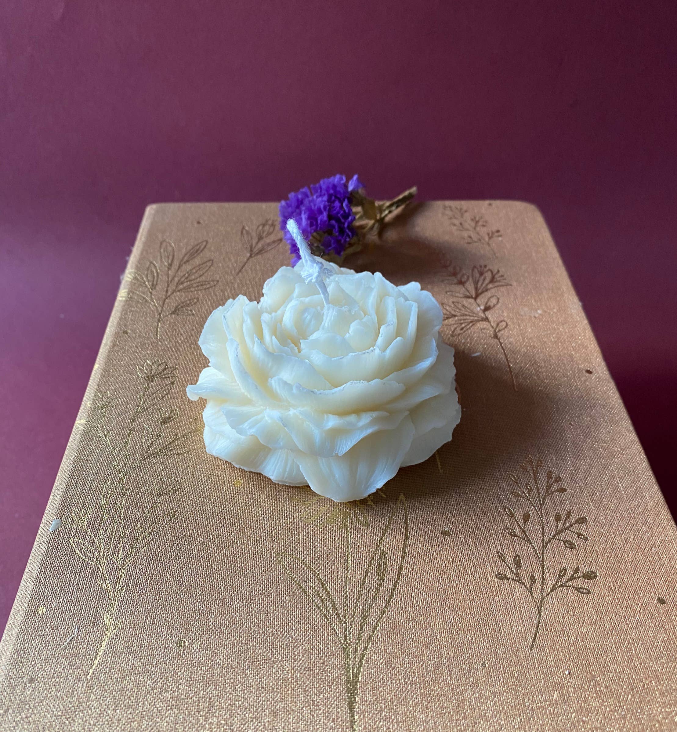 FUNDAYBIO - Wholesale Novelty Candle - 67g Vegetable Rose Decorative Candle4