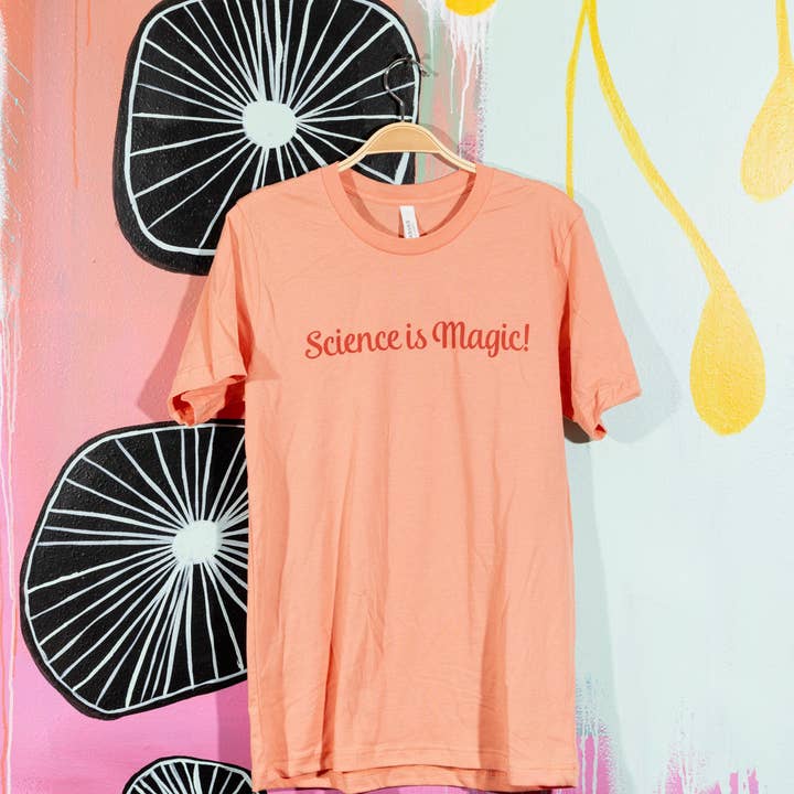 Science is Magic Crew Neck Short Sleeve T-Shirt for wholesale by Feather & Fox Print Co.