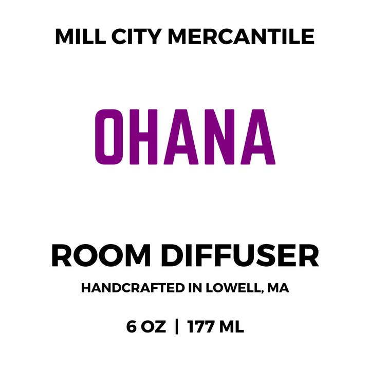 OHANA - ROOM DIFFUSER for wholesale by MILL CITY MERCANTILE