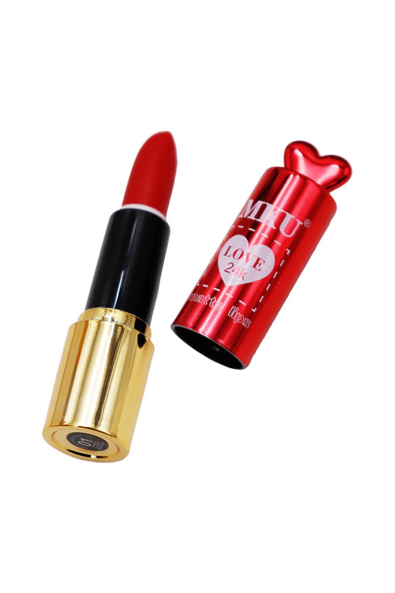 Cap Zone - Wholesale Retailer Display - Beauty & Wellness - Heart Long-Lasting Matte Lipstick Collection1