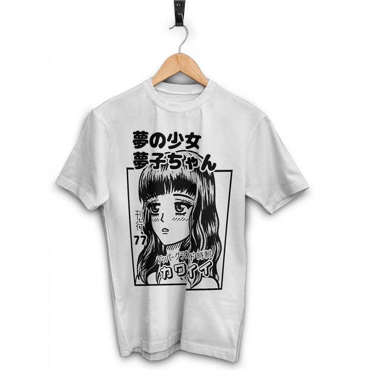 Upperground Tense - Wholesale T-Shirt (Graphic) - Unisex - Cute 90s Anime Girl Unisex T-Shirt