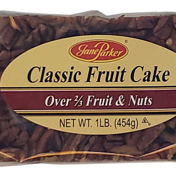 Jane Parker Fruit Cakes - Wholesale Cake - Jane Parker Classic Light Fruit Cake One Pound Loaf