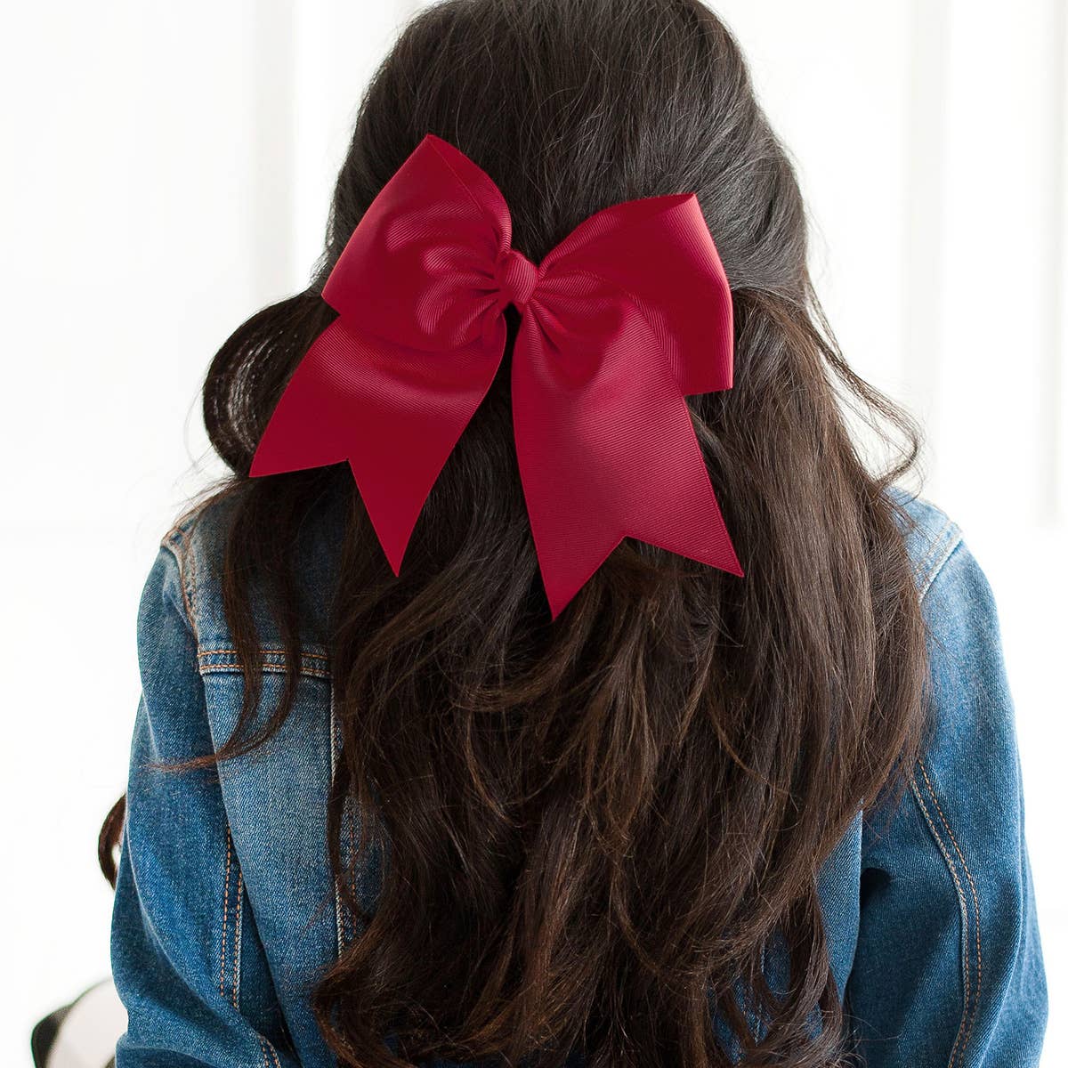 Garnet Hair Bow for wholesale on Faire1