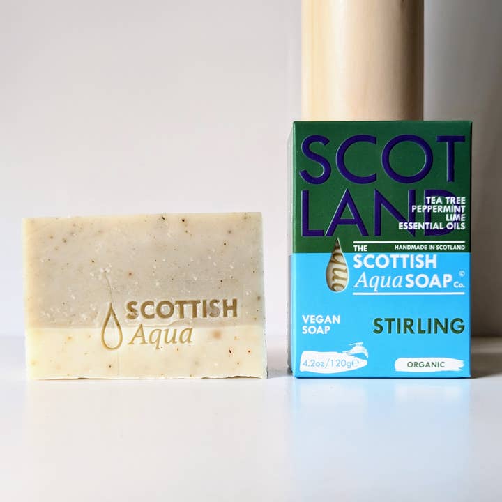 SOAP Stirling (Tea Tree, Peppermint & Lime) for wholesale by The Scottish Aqua Shop Co.