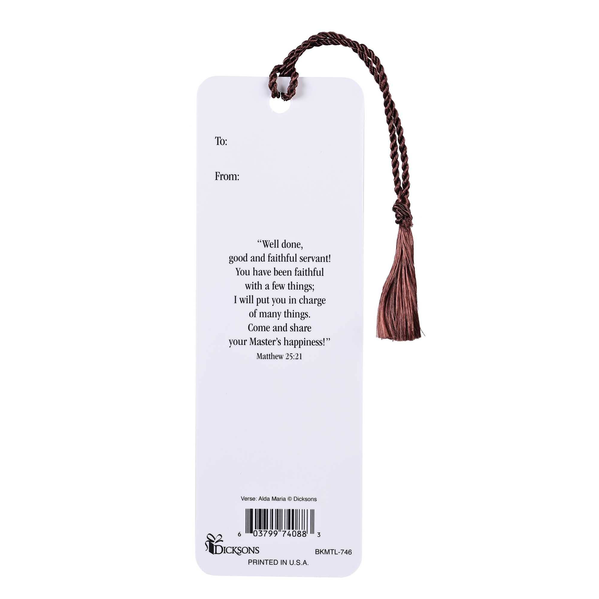 Dicksons - Wholesale Bookmark - Tassel Bookmark A Pastor Dedicated To1