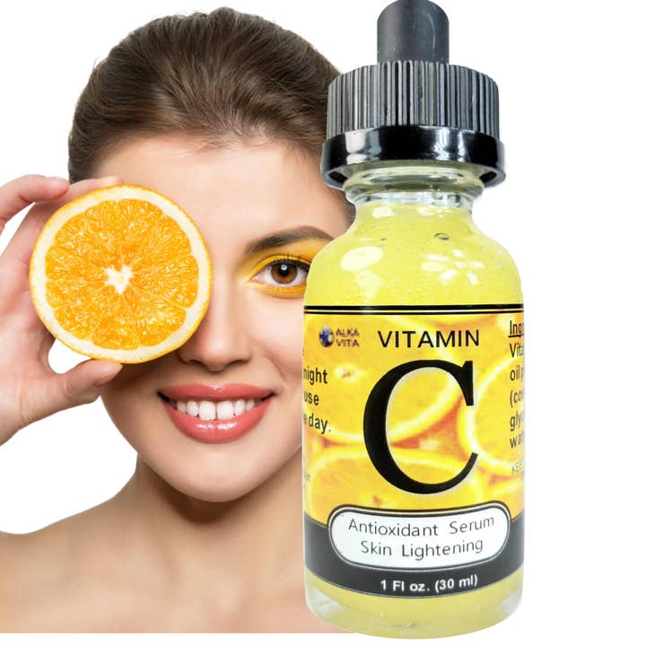 Pele mitigação vitamina C soro rosto mancha escura mancha mancha mancha mancha por atacado de AlkaVita